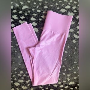 Carbon38 Takara shine legging high rise full length pale cotton candy pink